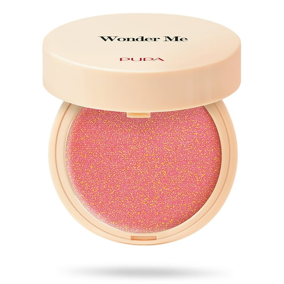 Pupa Milano Wonder Me Blush, Glow Face Blush, 001 Thrill Me, 0.141 oz