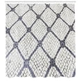 thumbnail image 3 of Ambesonne Cobblestone Shower Curtain, Lisbon City Floors, 69"Wx70"L, Charcoal Grey Off White, 3 of 3