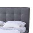 thumbnail image 3 of Kingfisher Lane Upholstered Full Platform Bed in Gray, 3 of 4