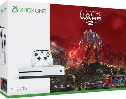 Converge Fremragende med hensyn til Microsoft Xbox One S 1TB Halo Wars 2 Bundle, White, 234-00128 - Walmart.com