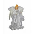 thumbnail image 4 of Kurt Adler 14" 10-Light White and Silver Angel Treetop, 4 of 4