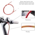 thumbnail image 4 of Freno Delantero Y Trasero Universal Rojo Acero Inoxidable Durable Práctico Resistente Al Desgaste Cable De Freno Control De Pieza De Repuesto Para Xiaomi M365 / 1S / Lite Scooter Eléctrico Vogacara OD004850-00, 4 of 5
