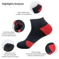 thumbnail image 3 of Hehanda 6 Pairs of Men's Professional Sports Socks Towel Bottom Basketball Socks, 3 of 6