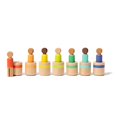 thumbnail image 5 of Lovevery Post & Play Peg People Baby Toy, 7 Wooden Peg Doll Practice Color Matching, Stacking, and Balancing, Ages 13 Months +, 5 of 5