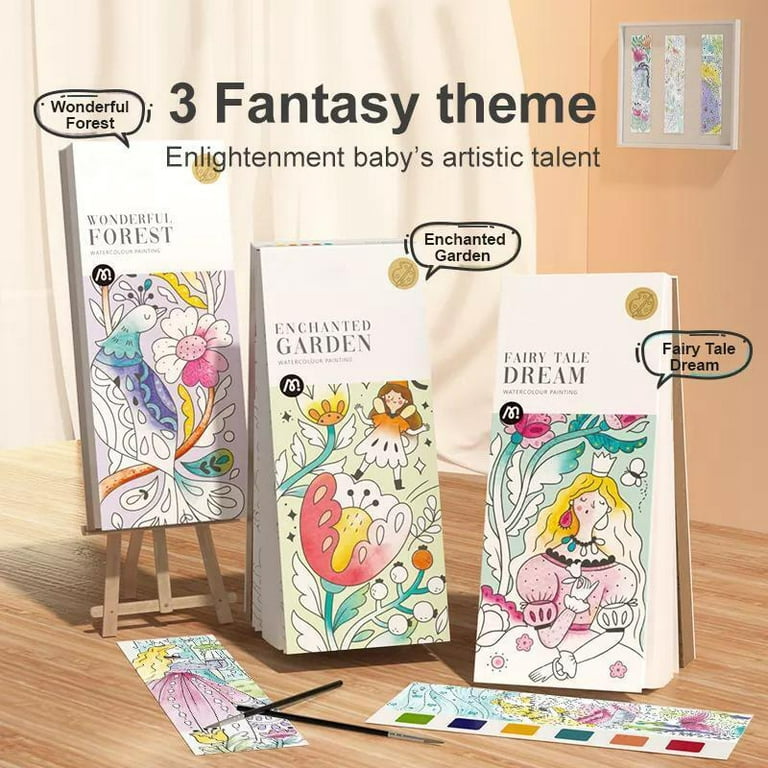 Magic Water Painting Drawing Book Enlightenment Toys Children's Early  Education Pocket Watercolor Painting Book For Kids Gifts