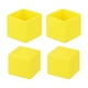 thumbnail image 1 of Uxcell 4Pcs Tapas de patas de silla, 1-3/16"x 1-3/16" Cubiertas de pies antideslizantes de PVC, Protectores de piso de patas de silla cuadradas, 1 of 5