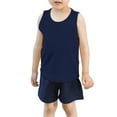 thumbnail image 1 of HNMKIU Débardeurs d'Été Décontractés pour Filles pour Usage Quotidien T-Shirts Col Rond Confortables pour Enfants 1-9 Ans, 1 of 4