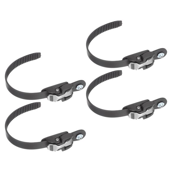 BEADCEST 4Ud Ajustables Para Zapatillas De Patinaje En PVC Negro Profesional Universal