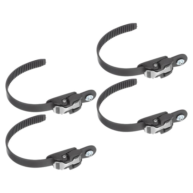 BEADCEST 4Ud Ajustables Para Zapatillas De Patinaje En PVC Negro Profesional Universal