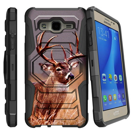 Samsung Galaxy On5 Case | Galaxy On5 Phone Case [ Armor Reloaded ] Extreme Rugged Cell Phone Cover with Kickstand and Belt Clip - Majestic