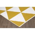 thumbnail image 4 of Erbanica Tapis Réversible en Plastique Ocre Triangle Intérieur Extérieur 4 Pieds x 6 Pieds, 4 of 5