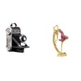 thumbnail image 1 of Estatua de cámara,Figura coleccionable de modelo de estatua de cámara,Escaparate de accesorios decorativos,artesanía,decoración de escritorio,Estatua de la bailarina,Estatua de bailarina de, 1 of 8
