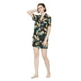 thumbnail image 2 of Amaxer Women Button up Pajama Set, Summer Lightweight Shorts Sleepwear Pjs Set, 2 of 5