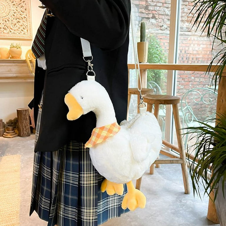 Plush Duck Shoulder Bag