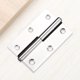 thumbnail image 4 of Whataatahia - Bisagra de metal plegable de 6 piezas para puerta de armario, color plateado, 4 of 5