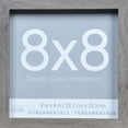 thumbnail image 4 of 3 Pack Fundamentals 8" x 8" Gray Shadow Boxes by Studio Decor, 4 of 4