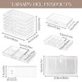 thumbnail image 3 of Joyero Acrilico 5 Capas, Organizador de Aretes, Cajas de Acrilico Organizadoras, Joyero Transparente,Viene con un folleto de almacenamiento portátil,para Anillos, Pendientes, Collares, Pulseras, 3 of 7