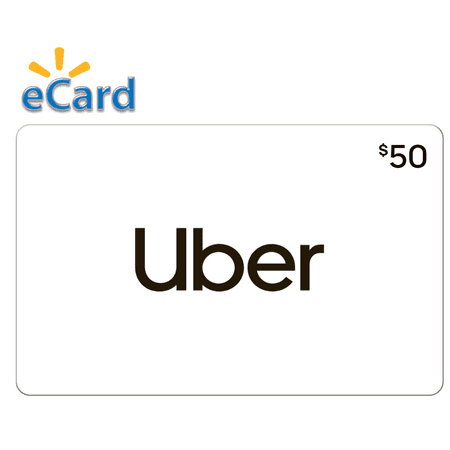 Uber $50 Gift Card (email Delivery)