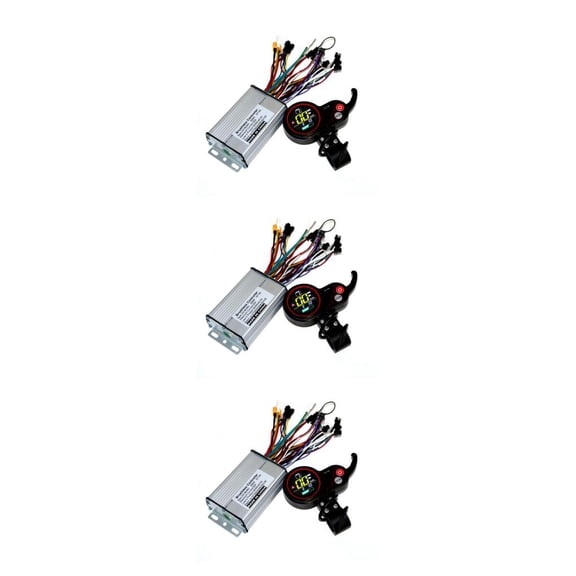 Greeniant Kit de controlador de scooter eléctrico con pantalla LCD - Funcionamiento de muy bajo ruido equipado con conector PAS 52V Type1 NO1