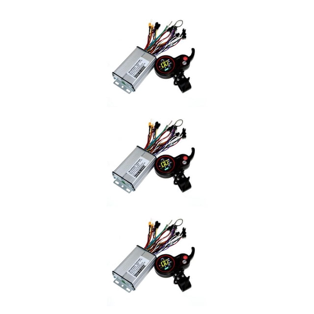 Greeniant Kit de controlador de scooter eléctrico con pantalla LCD - Funcionamiento de muy bajo ruido equipado con conector PAS 52V Type1 NO1