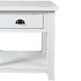 thumbnail image 2 of Wooden End Table With Open Shelf, Weathered White- Saltoro Sherpi, 2 of 5