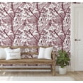 thumbnail image 4 of S4Sassy Self Adhesive Wallpaper, Tree & Bird Wallpaper, Brown Removable Diy Vinyl Wall Covering, Peel And Stick Contact Paper For Entryway Accent Wall, Easy Home Decor Solution (25"X 360"), 4 of 6