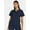 Dark Navy, variant on Women's Wrap Front Scrub Top, Sizes Xs-Xxxl