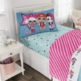 thumbnail image 3 of LOL Surprise Kids Twin Sheet Set, Pink and Blue, MGA, 3 of 9