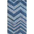thumbnail image 3 of SAFAVIEH Nantucket Joella Zigzag Stripes Cotton Area Rug, Blue/Multi, 8' x 10', 3 of 10
