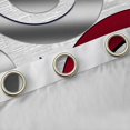 thumbnail image 4 of Manfei Modern Geometric Dots Curtains Pack of 2 (42x84 Each),Vintage Circle Circular Curtains Blackout,Gray Red Bedroom Curtains For Kids,Ultra Soft Home Decor, 4 of 6