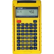 Victor VCTC5000 Construction Materials LCD Calculator - Battery Powered - Yellow