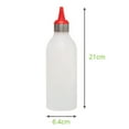 thumbnail image 2 of WRITWAA 2Pcs Squeeze Bottle for Sauces Red Cylindrical 450ml for Meal Preparation, 2 of 8