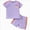 A13-Purple, variant on Toddler Baby Girl Clothes Summer Outfits Short Sleeve Elastic Sweatshirt and Shorts 2 Piece Sweatsuit Set 6-12 Months 12-24 Months 2t 3t 4t 5t 6t 7t 8t 9t Children 4-5 Years