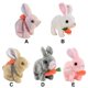 thumbnail image 3 of Bewildely Conejo de juguete eléctrico de peluche para niños, movimientos realistas, juego de simulación de orejas, conejo, mascota Videojuegos portátiles, 3 of 6