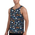 thumbnail image 2 of Logiee Ball Sports Print Men's Workout Tank Top,Quick Dry Workout Tank Top,Gym Muscle Tee,Fitness Bodybuilding Sleeveless T Shirt-XX-Large, 2 of 7