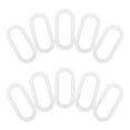 thumbnail image 2 of 10pcs Plastic Cardboard Box Handles Box Handles Transparent Lifting Moving Straps Loop Ring For Small Box Carton Replacement Cardboard Boxes Handles, 2 of 6