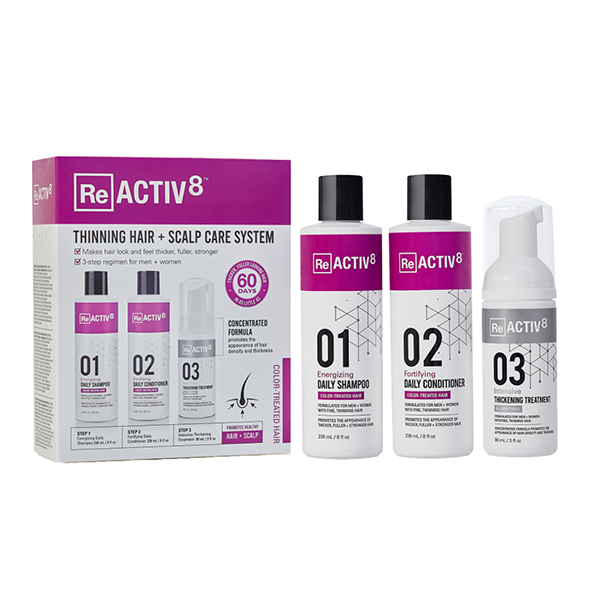 Reactiv8 Thinning Hair + Scalp Care System (ColorTreated Hair