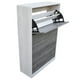 thumbnail image 1 of Zapatero Armable Hogare Venecia Blanco Gris, 1 of 3