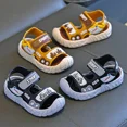 thumbnail image 5 of Sandalias de verano para niños, zapatos antideslizantes para cubrir la cabeza, zapatos de playa con parte inferior de PVC, calzado deportivo para niños grandes para bebés, 5 of 5