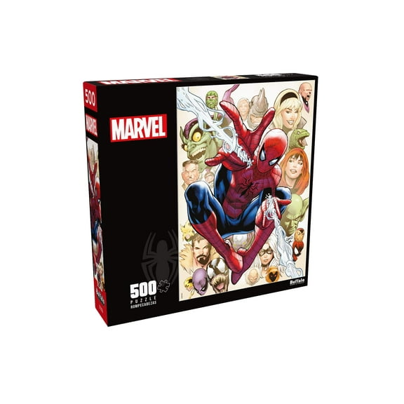 Buffalo Games Marvel The Amazing Spider-Man 500-Piece Interlocking Jigsaw Puzzle for Adults Ages 14 