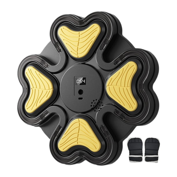Mádica de boxeo de música Kids Muro objetivo Equipo de entrenamiento de entrenamiento Versátil de boxeo para ejercicio de práctica Home Home Indoor Gym Negro