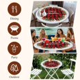 thumbnail image 7 of Christmas Round Tablecloth, Fitted Table Cover with Elastic for 36"-44" Round Tables, Xmas Snowman Snowflakes Pine Trees Red Plaid Table Cloth Outdoor Indoor Dinning Party Waterproof Tablecloths, 7 of 7