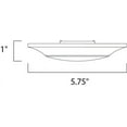 thumbnail image 2 of 57624WTSN-Maxim Lighting-Diverse-12W 3000K 1 LED Flush Mount in Commodity style-5.75 Inches wide by 1 inch high   Satin Nickel Finish with White Glass, 2 of 4