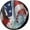 American Flag Eagle-3, variant on Delerain Black White American Flag Spare Tire Cover with Backup Camera Hole Wheel Protectors Sun Protector Waterproof for Trailer RV SUV Truck and Many Vehicle(13 Inch for Diameter 21"-23")