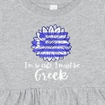 thumbnail image 4 of Inktastic I'm So Cute, I Must Be Greek Sunflower Greece Flag Girls Baby Dress, 4 of 5