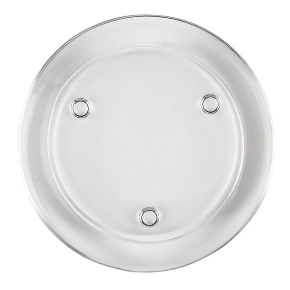 12 Pack: 4.5" Glass Candle Plate by Ashland