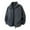 Dark Gray Jacket for Men, variant on Mrmaere Men's Fleece Jacket Full-Zip Stand Collar Warm Comfortable Outerwear for Daily & Casual Black L