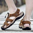 thumbnail image 3 of Men's Fisherman Sandals - Outdoor Hiking Sport Sandals for Summer Casual Wear, 3 of 5