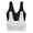 White,Black, variant on Ellen Tracy Women's Seamless Built Up Bra With Logo 2-Pack