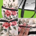 thumbnail image 5 of Garden Tool Bag,Pioneer Flower Floral Print Pattern Garden Tool Organizer,Garden Gifts,Waterproof Multi-Pocket Garden Tool Storage 11.8x5.5x11.4 Inch(Tools NOT Included), 5 of 6